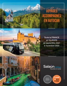 Ouvrir la brochure flash Voyages en autocar 2021-2022 (départs du Sud de la France)