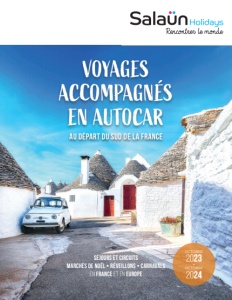 Ouvrir la brochure flash Voyages accompagnés en autocar 2023-2024 (au départ du Sud de la France)